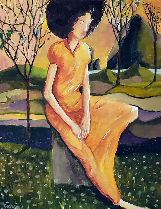 Lady in Yellow Original