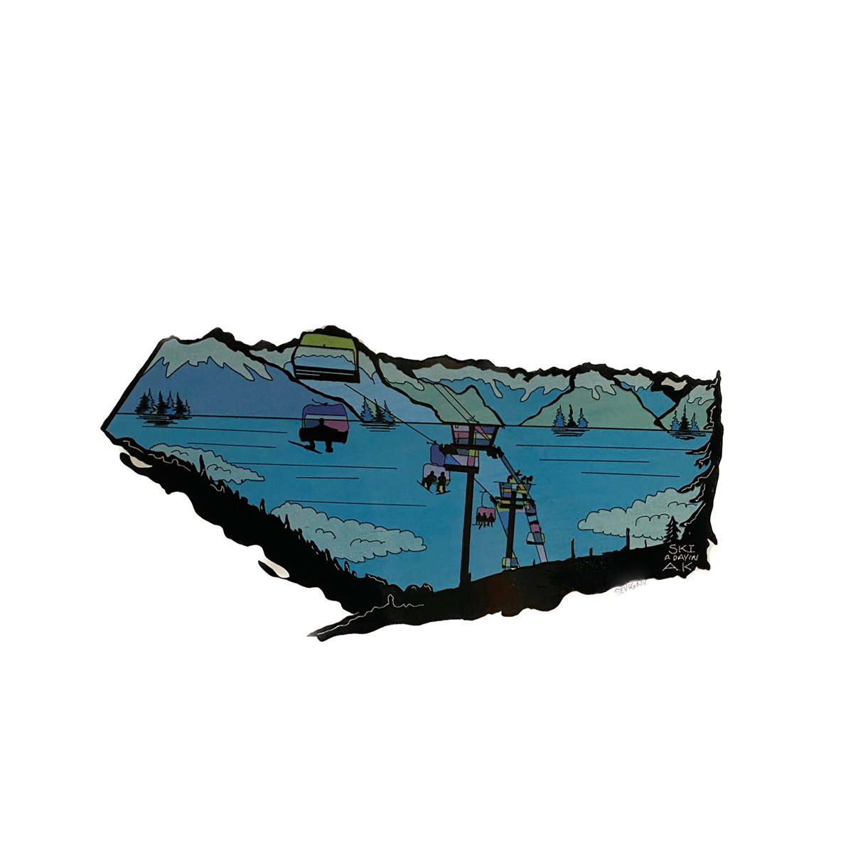 CHAIRLIFT STICKER