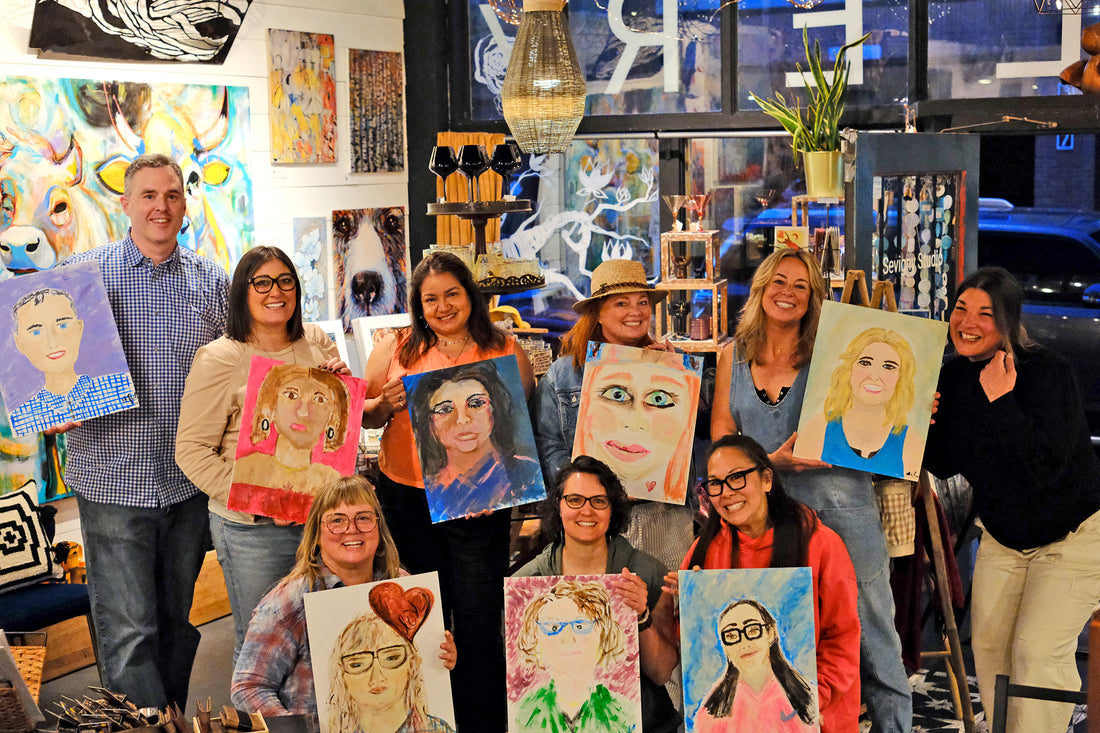 PAINT YOUR BESTIE | Poptart & Paint Night with Katie Sevigny