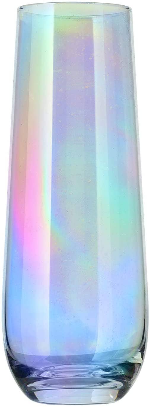 Iridescent Luster Pearl Radiance Wine Glass 10oz