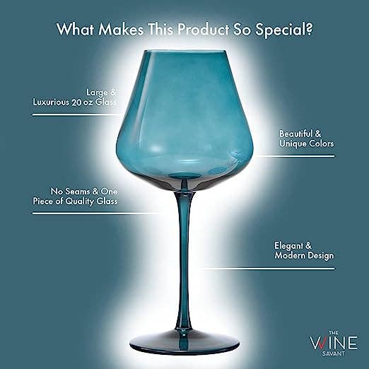 Khen Terracotta Colored Crystal Wine Glass (Mars Collection)