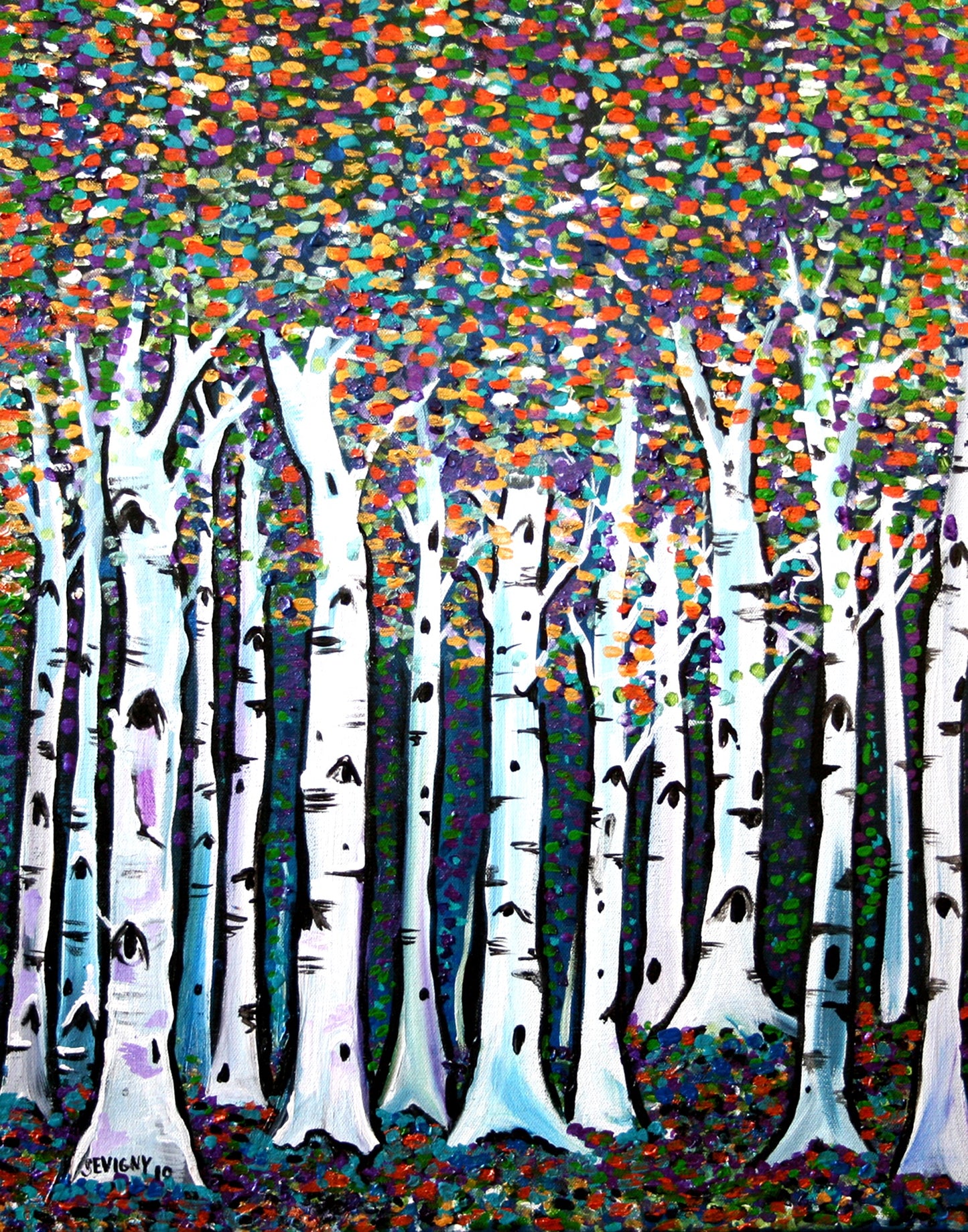 BLUE BIRCH TREES