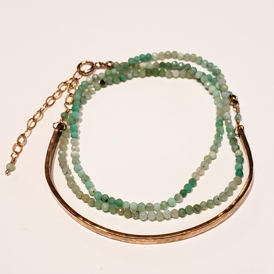 Amazonite Wrap Bracelet