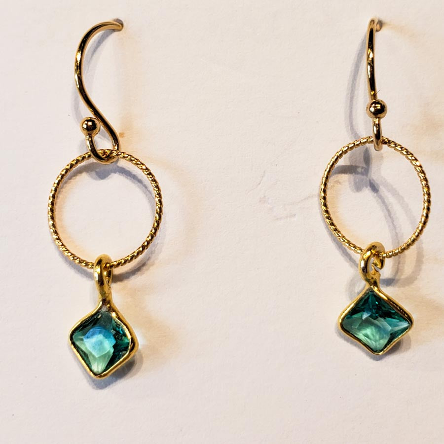 Apatite Drop Earrings