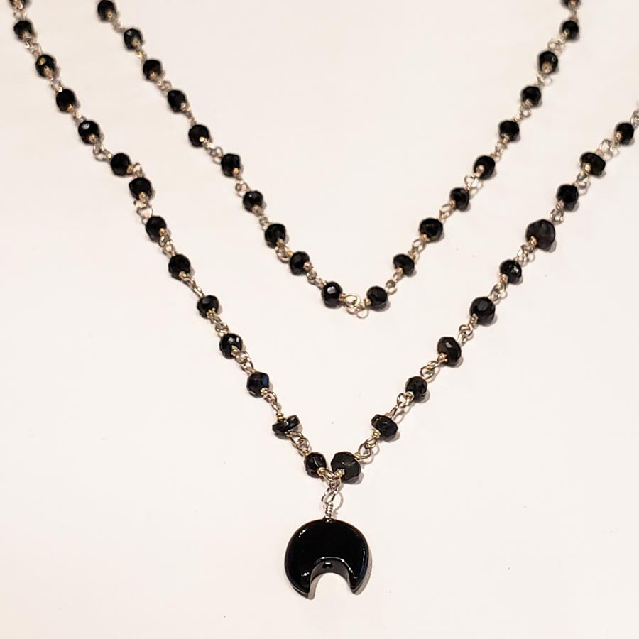 Black Onyx Double Necklace