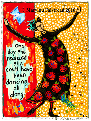 DANCING ALONG CARD