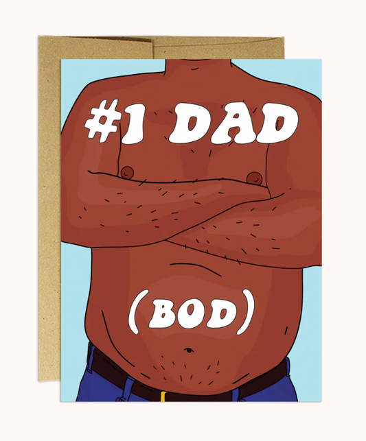 DAD BOD FATHERS DAY CARD