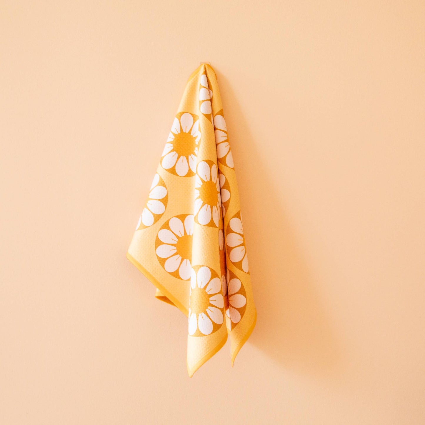 Kitchen Tea Towel - Retro Flower