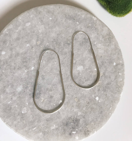 Big silver hoops