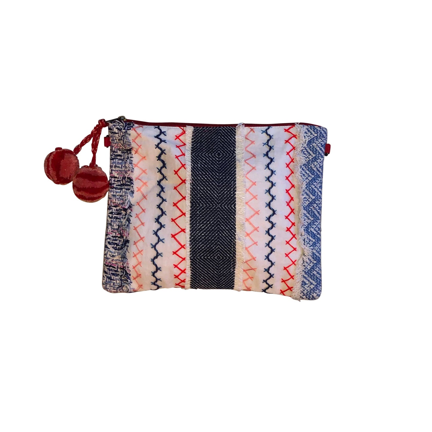 Beach Stripes Zipper Pouch