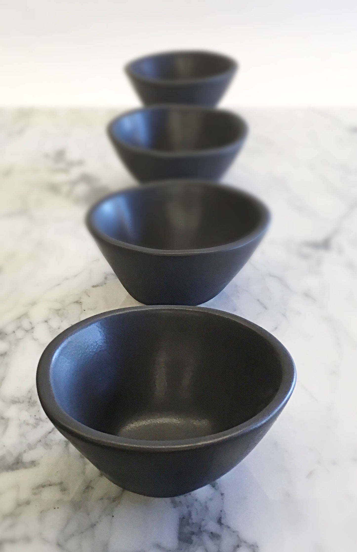 4" Round Bowl: Charcoal