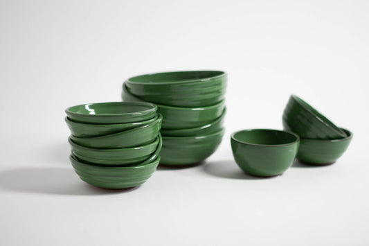 Artist Choice Little Bowls - Forest Green