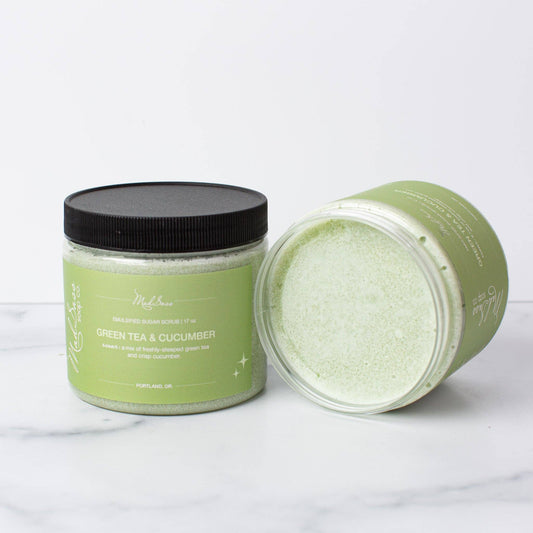 Green Tea & Cucumber - Emulsified Sugar Scrub