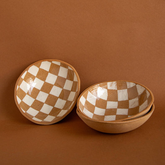 Checkered Everyday Bowl